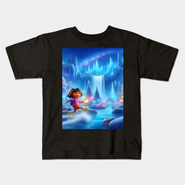 Kids Fashion: Explore the Magic of Cartoons and Enchanting Styles for Children Kids T-Shirt by insaneLEDP